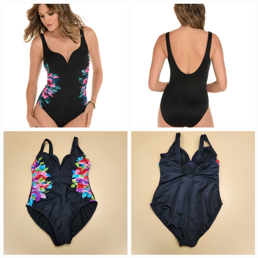 Miraclesuit  size 14 Tahitian Temptress Slimming Swimsuit